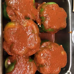 Stuffed Peppers. (Homemade) only available on certain days!