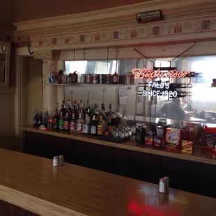 Definitely eat at the counter of Falb&apos;s