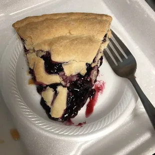 Blueberry pie