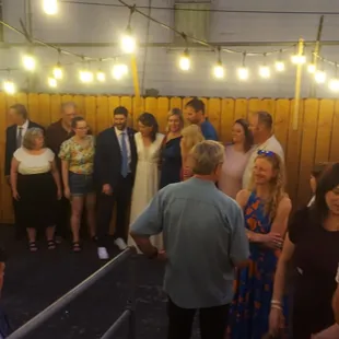 Wedding in the beer garden