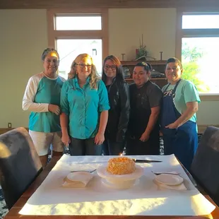 They were so considerate! Found we were celebrating a birthday and surprised us with a homemade cake!