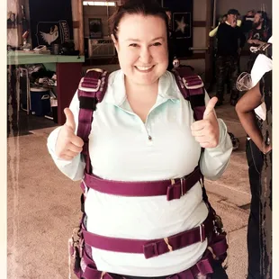 Getting all geared up and excited