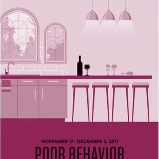 "Poor Behavior" poster
