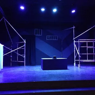 The set for The Mystery Plays". 11/6/15. Opening night.