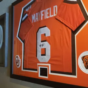 the number 3 on the jersey