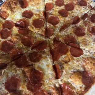 Pepperoni pizza