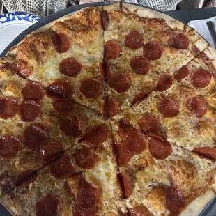 Pepperoni pizza