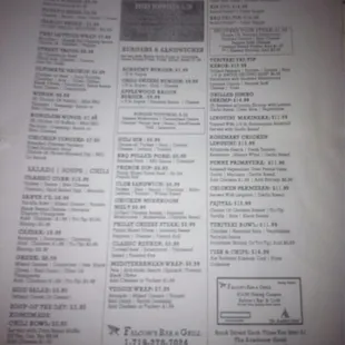 Menu - great happy hour deals 3-6!