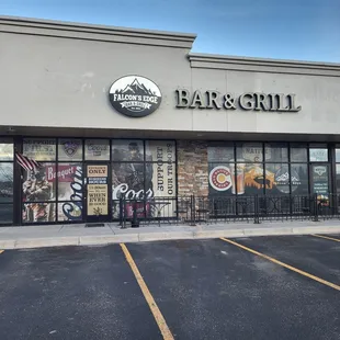 Front of Falcon&apos;s Edge Bar &amp; Grill aka The Bar