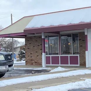 the outside of the building