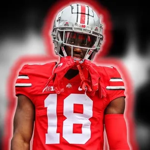 It is Marvin Harrison jr from Ohio state