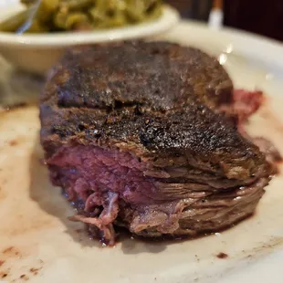 The chunk of meat I was served. NOT A FILET.
