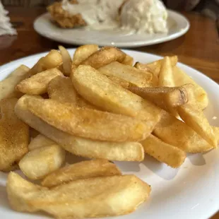 Steak fries (pretty good)