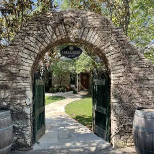 Entryway to the winery
