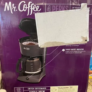 Mr.coffee maker