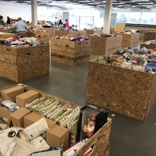 Bins of stuff! All the same price.