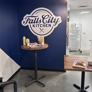 a view of the kitchen