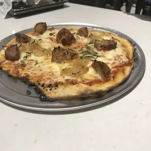 Meatball Pizza