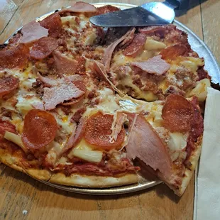 pizza, food