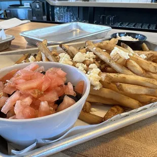 Greek Fries with whipped Feta dip