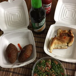 to go only but their prepared food is excellent!