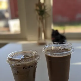 two cups of coffee