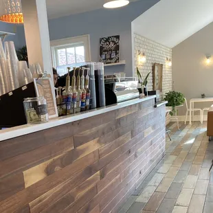 the coffee bar