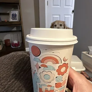 Chocolate raspberry latte.