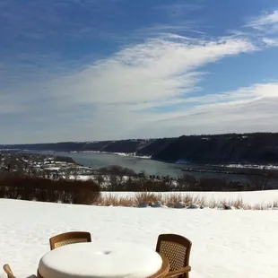 patio outside dinning hall