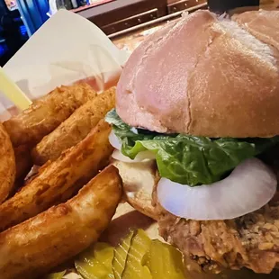 Chicken Fried Steak Sammich with Jojo's