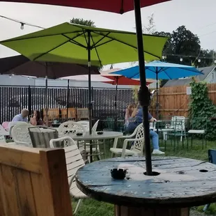 Outdoor seating area