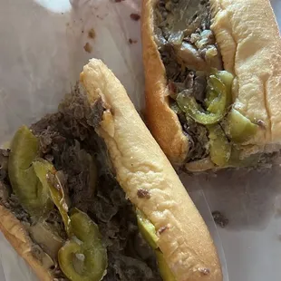 Mushroom cheesesteak.