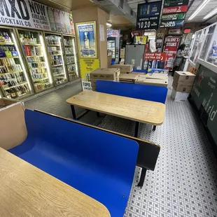 sushi and sashimi, interior