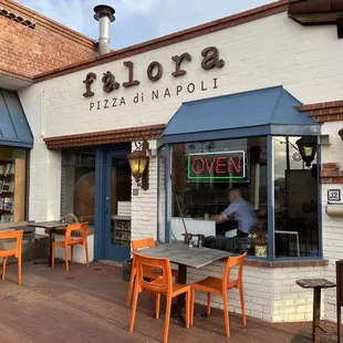 Entrance to the restaurant