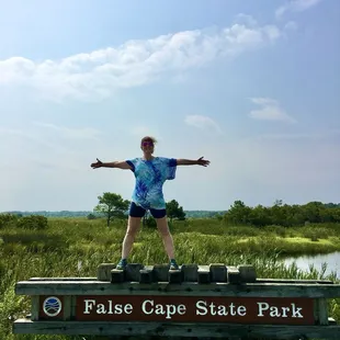 False Cape State Park sign