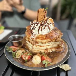 Biscoff pancakes
