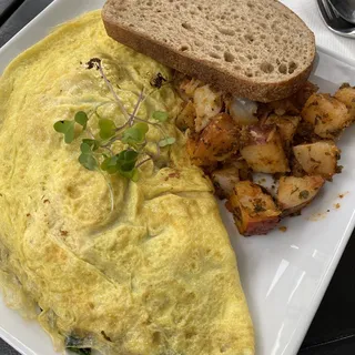Brie and Mushroom Omelette