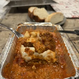 Lasagna bite of yum