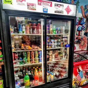 Beverages, Deli meats, sour and cream cheeses.  Mexican sodas and aloe drinks!