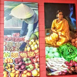 Our culture display wall