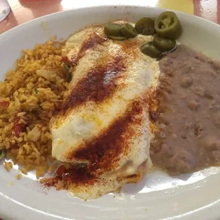 Chicken enchilada dinner