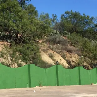 How many restaurant parking lots have a view like this?