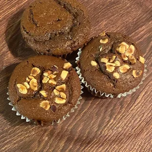 Jumbo Gluten Free Hazelnut Nutella Chocolate Muffin