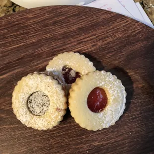 Oma's Linzer cookies