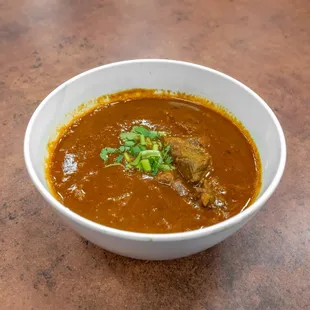 Lamb curry.