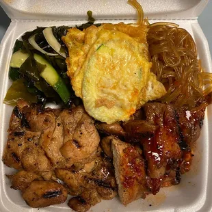 Bbq chicken and spicy bbq chicken combo