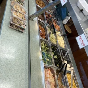 Side dishes. Sorry I didn't take a pic of my plate. They do give a lot but I would prefer less but more tasty!