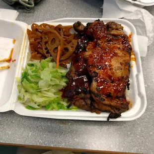 Shrimp and Spicy Chicken