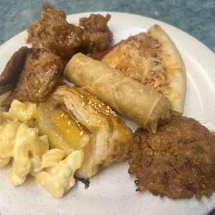 chicken wings and fried chicken, food