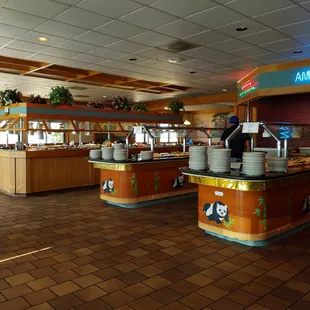 Buffet line